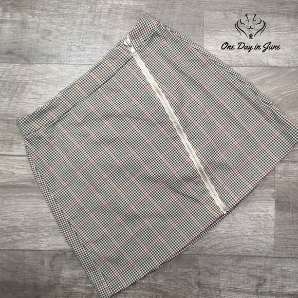 Arizona Jean Co. Juniors Zip Front Mini Skirt Size 11 - Picture 1 of 5